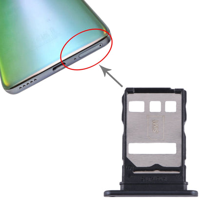 For Honor X9 SIM Card Tray (Black) - Card Tray by buy2fix | Online Shopping UK | buy2fix