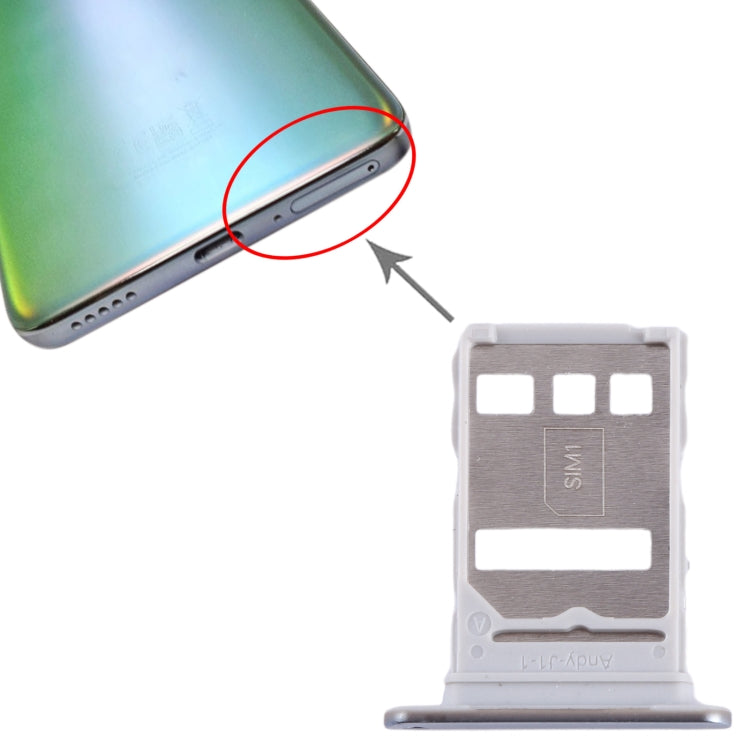 For Honor X9 SIM Card Tray (Silver) by buy2fix