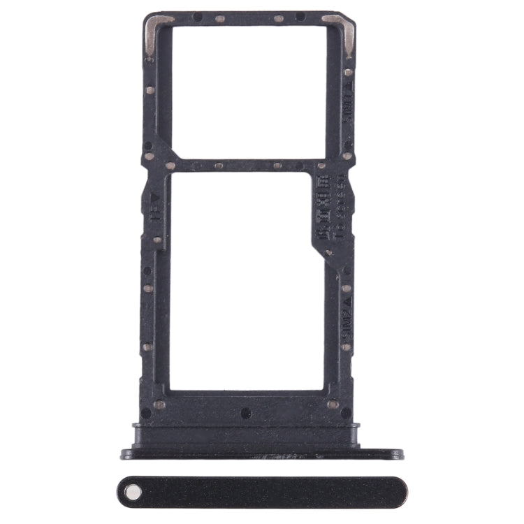 For Honor X8 5G SIM + SIM / Micro SD Card Tray (Black) - Card Tray by buy2fix | Online Shopping UK | buy2fix