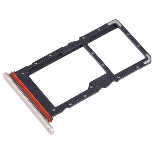 For Honor X8 5G SIM + SIM / Micro SD Card Tray (Gold) - Card Tray by buy2fix | Online Shopping UK | buy2fix