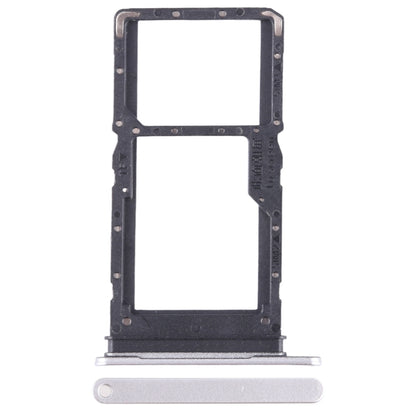 For Honor X8 5G SIM + SIM / Micro SD Card Tray (Silver) - Card Tray by buy2fix | Online Shopping UK | buy2fix