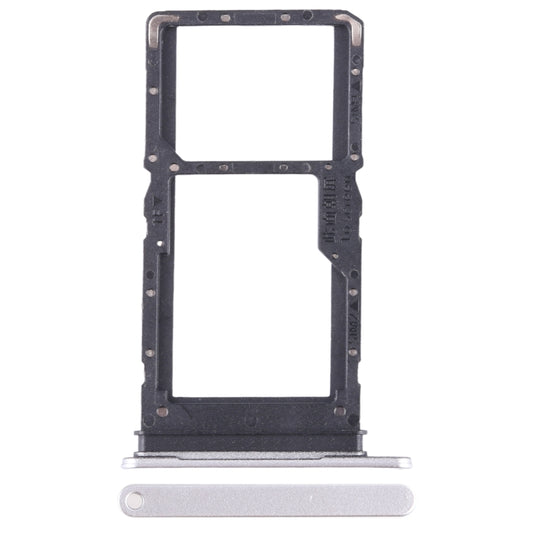 For Honor X8 5G SIM + SIM / Micro SD Card Tray (Silver) - Card Tray by buy2fix | Online Shopping UK | buy2fix