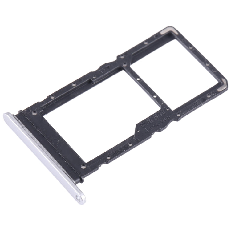 For Honor X8 5G SIM + SIM / Micro SD Card Tray (Silver) - Card Tray by buy2fix | Online Shopping UK | buy2fix