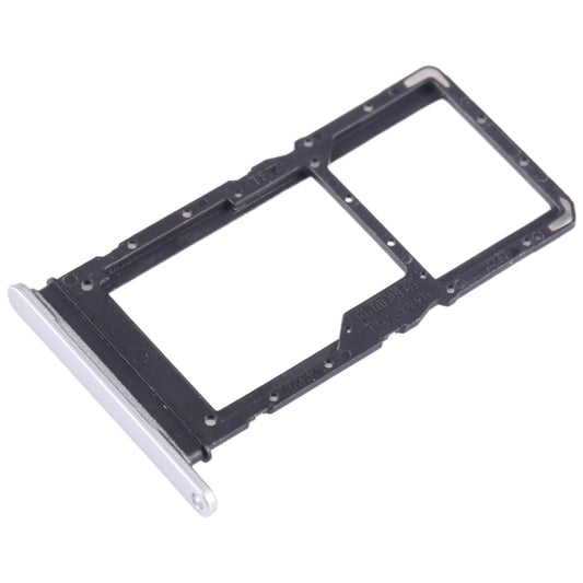 For Honor X8 5G SIM + SIM / Micro SD Card Tray (Silver) - Card Tray by buy2fix | Online Shopping UK | buy2fix