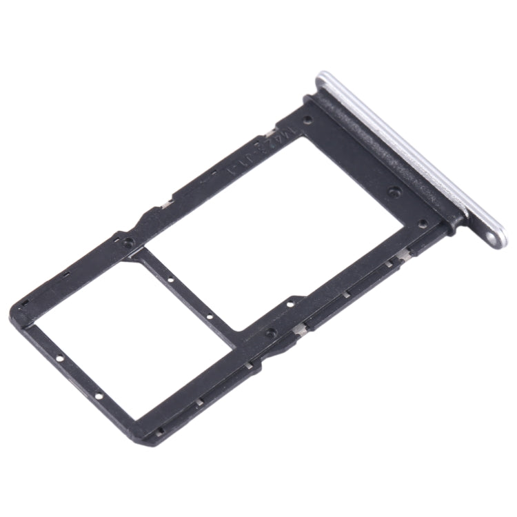 For Honor X8 5G SIM + SIM / Micro SD Card Tray (Silver) - Card Tray by buy2fix | Online Shopping UK | buy2fix