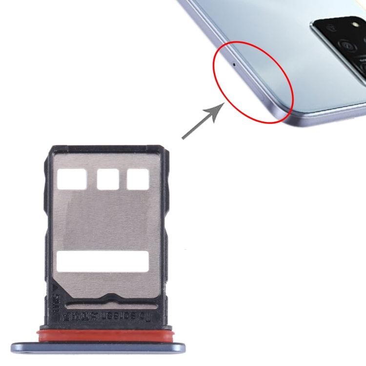For Honor Play 50 Plus SIM Card Tray (Blue) - Card Tray by buy2fix | Online Shopping UK | buy2fix