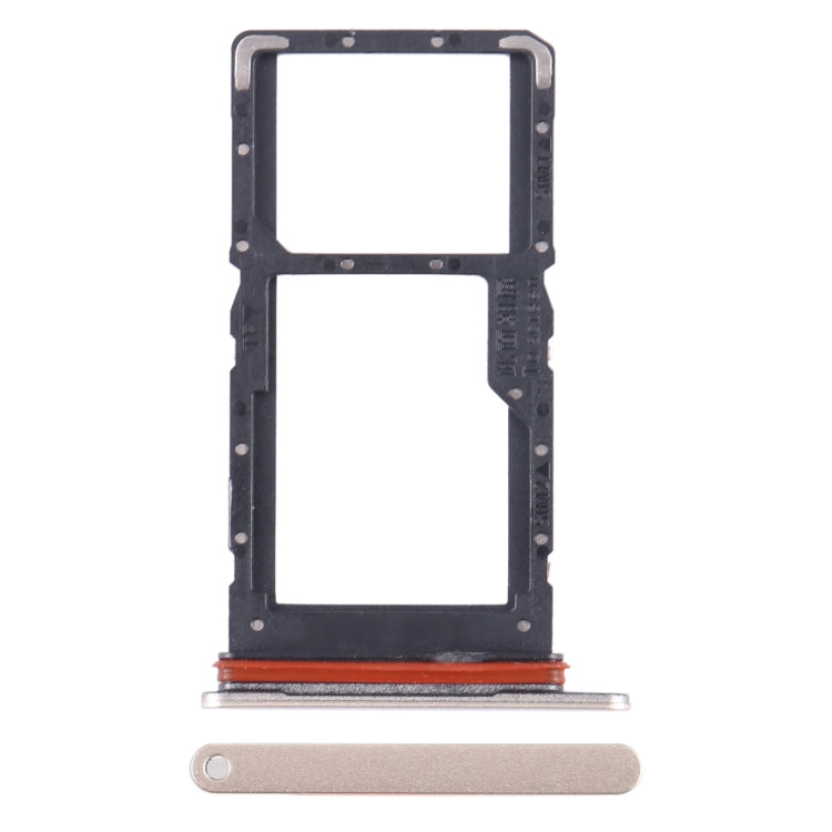 For Honor X5 SIM + SIM / Micro SD Card Tray (Gold) - Card Tray by buy2fix | Online Shopping UK | buy2fix