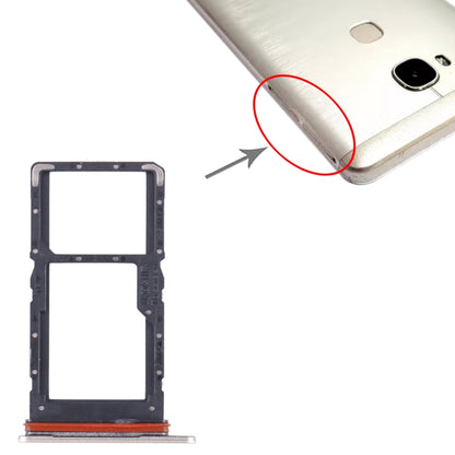 For Honor X5 SIM + SIM / Micro SD Card Tray (Gold) - Card Tray by buy2fix | Online Shopping UK | buy2fix