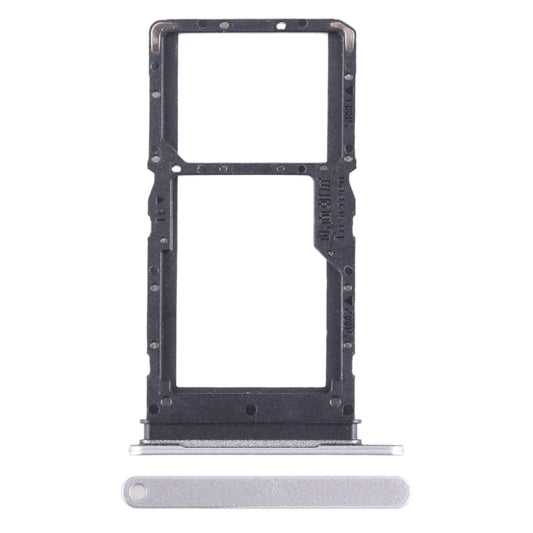 For Honor X5 SIM + SIM / Micro SD Card Tray (Silver) - Card Tray by buy2fix | Online Shopping UK | buy2fix