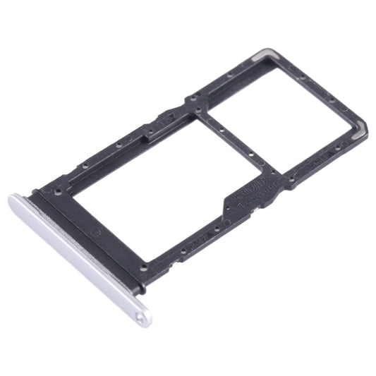 For Honor X5 SIM + SIM / Micro SD Card Tray (Silver) - Card Tray by buy2fix | Online Shopping UK | buy2fix