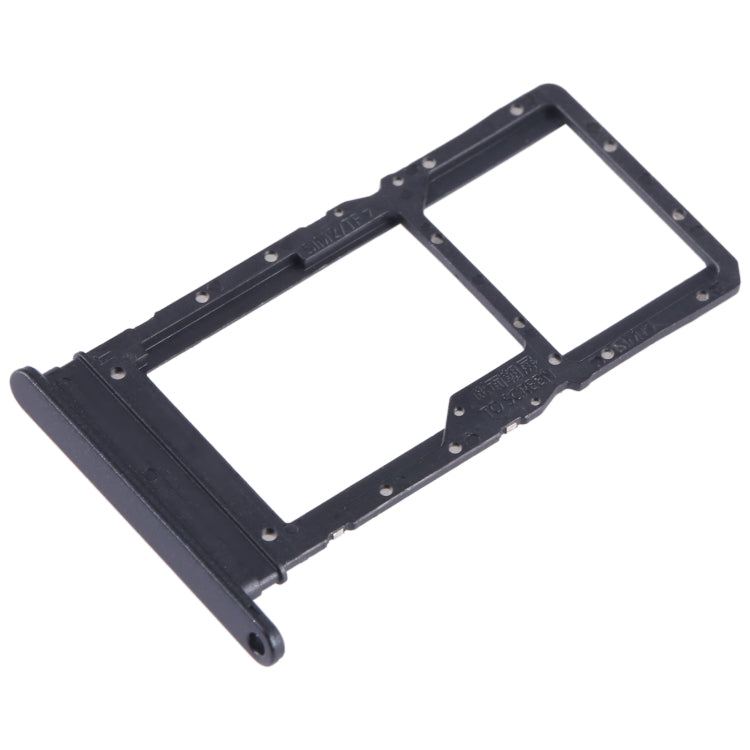 For Honor X7 SIM + SIM / Micro SD Card Tray (Black) by buy2fix