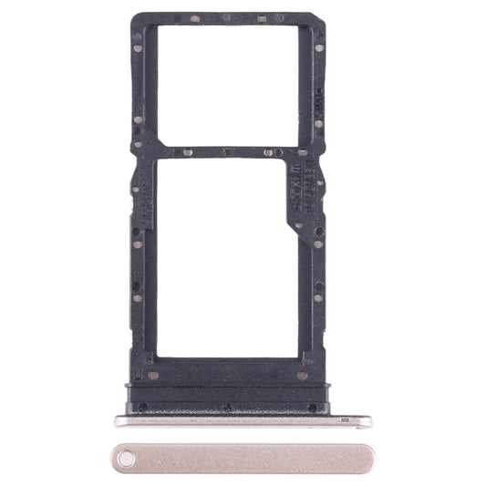 For Honor X7 SIM + SIM / Micro SD Card Tray (Gold) - Card Tray by buy2fix | Online Shopping UK | buy2fix