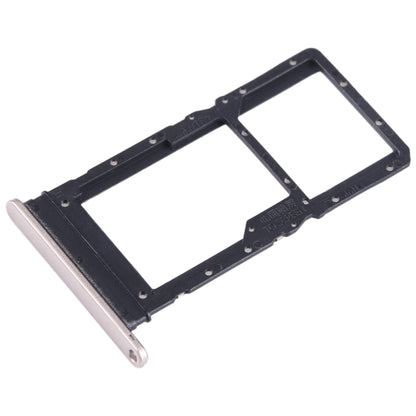 For Honor X7 SIM + SIM / Micro SD Card Tray (Gold) - Card Tray by buy2fix | Online Shopping UK | buy2fix