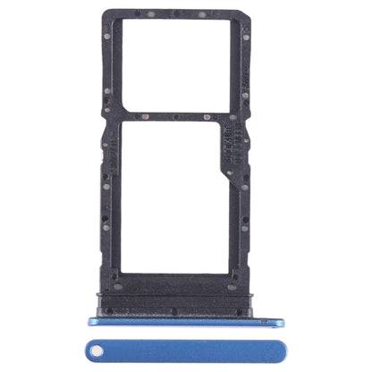 For Honor X7 SIM + SIM / Micro SD Card Tray (Blue) - Card Tray by buy2fix | Online Shopping UK | buy2fix