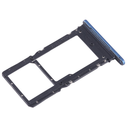 For Honor X7 SIM + SIM / Micro SD Card Tray (Blue) - Card Tray by buy2fix | Online Shopping UK | buy2fix