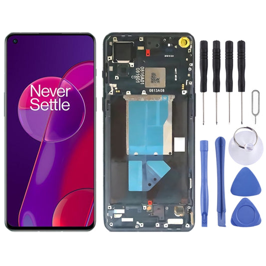 For OnePlus 9RT 5G MT2110 AMOLED Original LCD Screen Digitizer Full Assembly with Frame - LCD Screen by buy2fix | Online Shopping UK | buy2fix