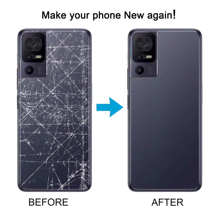 For TCL 40 SE Original Battery Back Cover (Black) - For TCL by buy2fix | Online Shopping UK | buy2fix