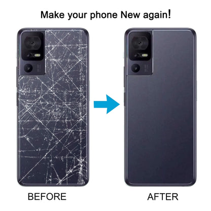 For TCL 40 SE Original Battery Back Cover (Black) - For TCL by buy2fix | Online Shopping UK | buy2fix