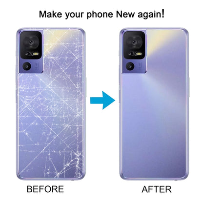 For TCL 40 SE Original Battery Back Cover (Blue) - For TCL by buy2fix | Online Shopping UK | buy2fix