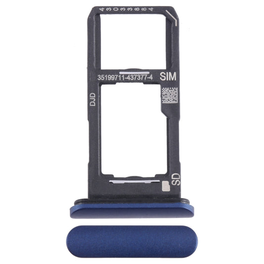 For Sony Xperia 10 II Original SIM + Micro SD Card Tray (Blue) - Card Tray by buy2fix | Online Shopping UK | buy2fix