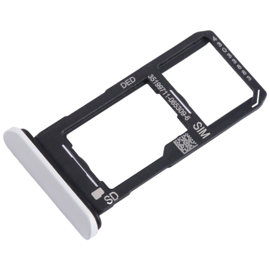 For Sony Xperia 10 II Original SIM + Micro SD Card Tray (White) - Card Tray by buy2fix | Online Shopping UK | buy2fix