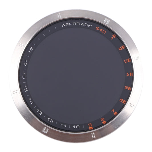 For Garmin Approach S40 Original LCD Screen with Digitizer Full Assembly (Silver) - For Garmin by buy2fix | Online Shopping UK | buy2fix