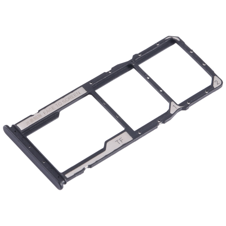 For Xiaomi Poco M4 Pro SIM Card Tray + SIM Card Tray + Micro SD Card Tray (Black) by buy2fix