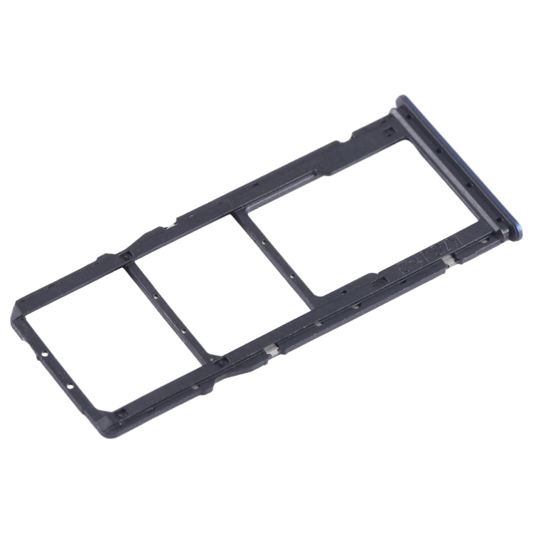 For Xiaomi Poco M4 Pro SIM Card Tray + SIM Card Tray + Micro SD Card Tray (Dark Blue) by buy2fix