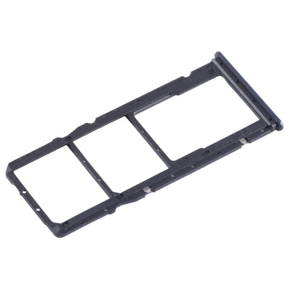 For Xiaomi Poco M4 Pro SIM Card Tray + SIM Card Tray + Micro SD Card Tray (Dark Blue) by buy2fix