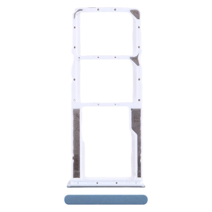 For Xiaomi Poco M4 Pro SIM Card Tray + SIM Card Tray + Micro SD Card Tray (Baby Blue) by buy2fix