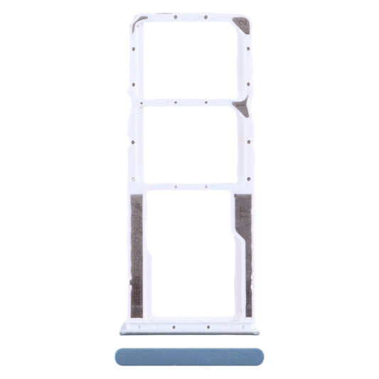 For Xiaomi Poco M4 Pro SIM Card Tray + SIM Card Tray + Micro SD Card Tray (Baby Blue) by buy2fix