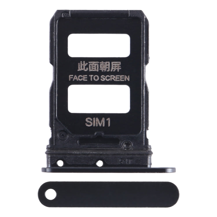 For Xiaomi Civi 1S SIM Card Tray + SIM Card Tray (Black) by buy2fix