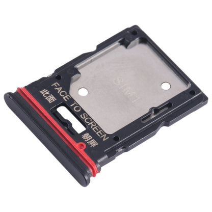 For Xiaomi Redmi K50i SIM Card Tray + SIM Card Tray / Micro SD Card Tray (Black) - Card Tray by buy2fix | Online Shopping UK | buy2fix