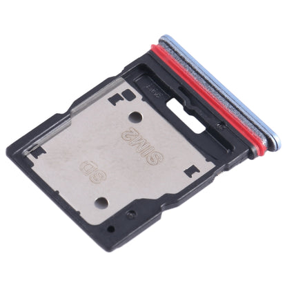 For Xiaomi Redmi K50i SIM Card Tray + SIM Card Tray / Micro SD Card Tray (Blue) by buy2fix