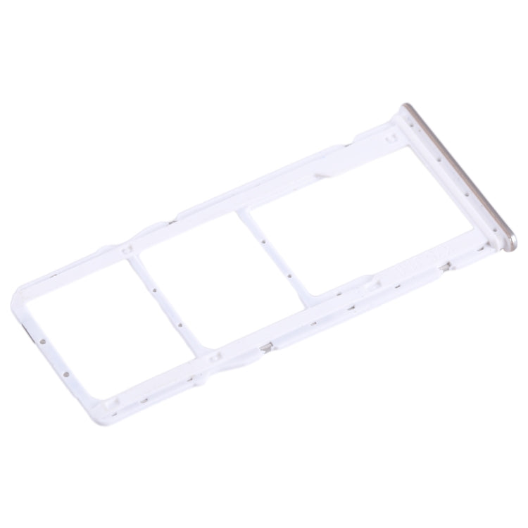 For Xiaomi Poco M5 4G SIM Card Tray + SIM Card Tray + Micro SD Card Tray (Silver) by buy2fix