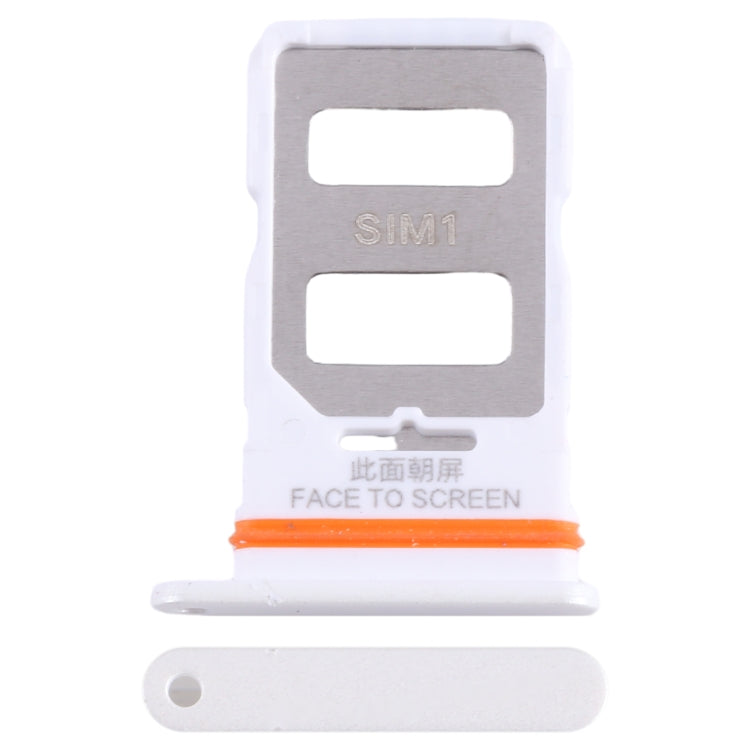 For Xiaomi Redmi Note 12 Pro 5G SIM Card Tray + SIM Card Tray (White) by buy2fix