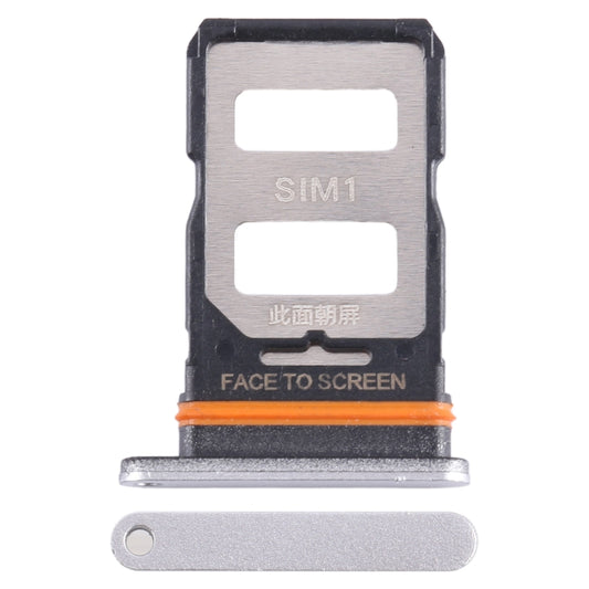 For Xiaomi Redmi Note 12 Pro+ 5G SIM Card Tray + SIM Card Tray (Silver) by buy2fix