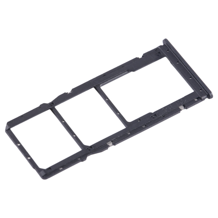 For Xiaomi Redmi 12C SIM Card Tray + SIM Card Tray + Micro SD Card Tray (Black) by buy2fix