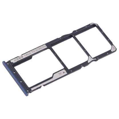 For Xiaomi Redmi 12C SIM Card Tray + SIM Card Tray + Micro SD Card Tray (Blue) by buy2fix