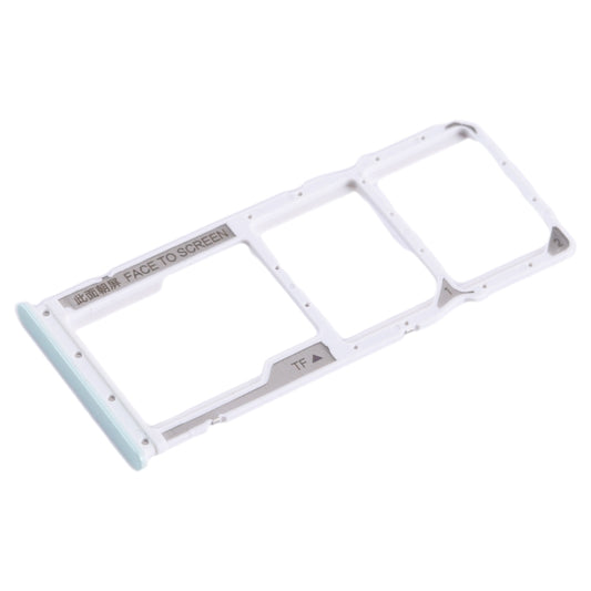 For Xiaomi Poco C55 SIM Card Tray + SIM Card Tray + Micro SD Card Tray (Green) by buy2fix