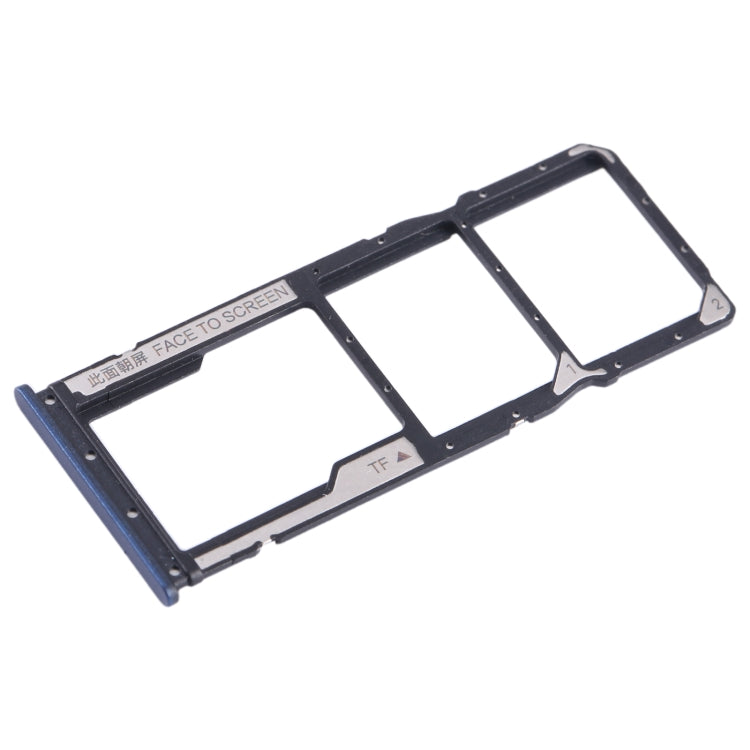 For Xiaomi Poco C55 SIM Card Tray + SIM Card Tray + Micro SD Card Tray (Blue) by buy2fix