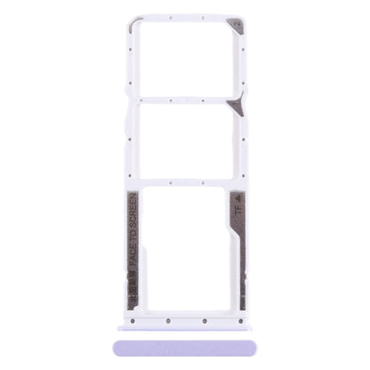 For Xiaomi Poco C55 SIM Card Tray + SIM Card Tray + Micro SD Card Tray (Purple) by buy2fix