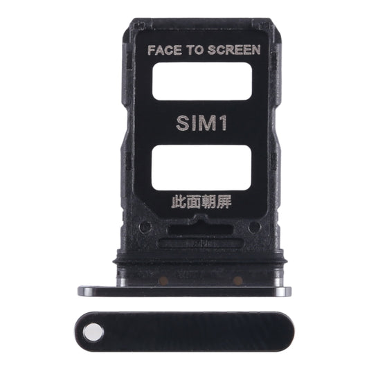 For Xiaomi 13 SIM Card Tray + SIM Card Tray (Black) by buy2fix