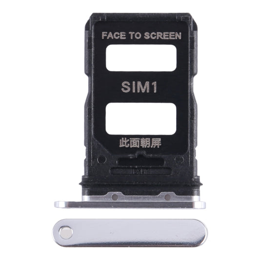 For Xiaomi 13 SIM Card Tray + SIM Card Tray (Silver) by buy2fix