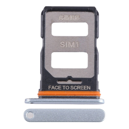 For Xiaomi Poco F5 SIM Card Tray + SIM Card Tray (Silver) by buy2fix