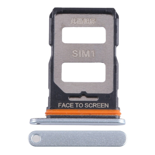 For Xiaomi Poco F5 SIM Card Tray + SIM Card Tray (Silver) by buy2fix