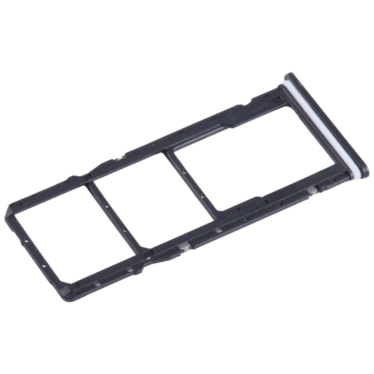 For Xiaomi Poco C51 SIM Card Tray + SIM Card Tray + Micro SD Card Tray (Black) by buy2fix