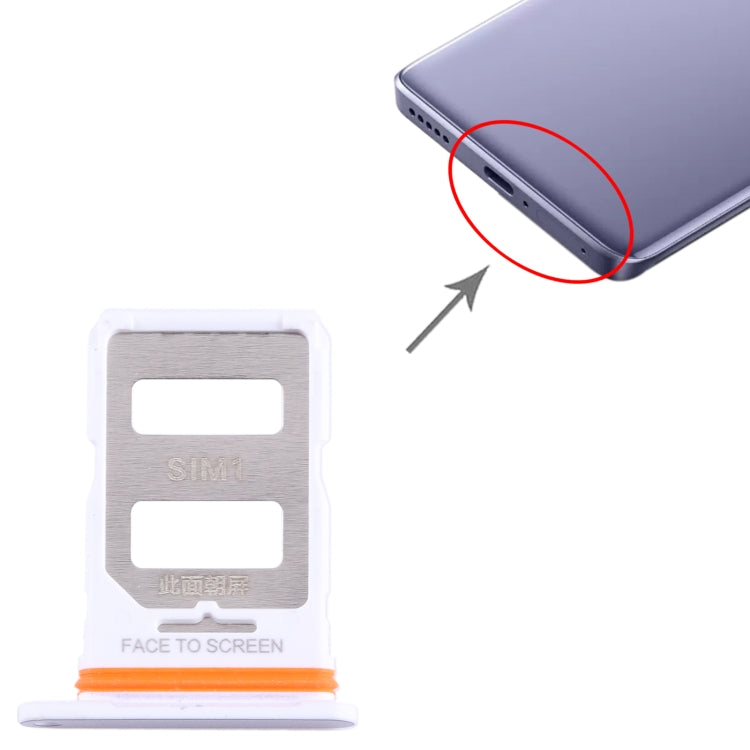 For Xiaomi Civi 3 SIM Card Tray + SIM Card Tray (Purple) - Card Tray by buy2fix | Online Shopping UK | buy2fix