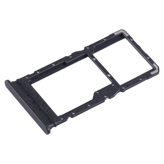 For Xiaomi Redmi 12 4G SIM Card Tray + SIM Card Tray / Micro SD Card Tray (Black) by buy2fix