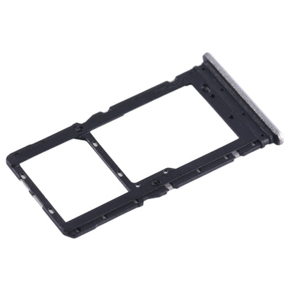 For Xiaomi Redmi 12 5G SIM Card Tray + SIM Card Tray / Micro SD Card Tray (Silver) by buy2fix